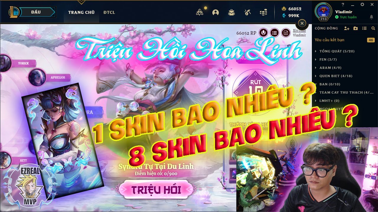 [LMHT] REVIEW SỰ KIỆN TRIỆU HỒI HOA LINH | SỞ HƯU SKIN HOA LINH LỤC ĐỊA ...