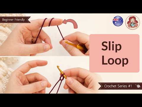 How to Make a Slip Knot (Slip Loop) | Crochet for Beginners • Sami Doll Tutorials