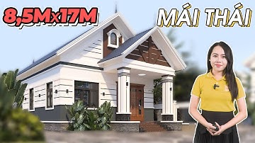 Chỉ hơn 1 tỷ Trọn Gói mẫu nhà vườn mái thái 1 tầng do Maxhome thiết kế | MH01157