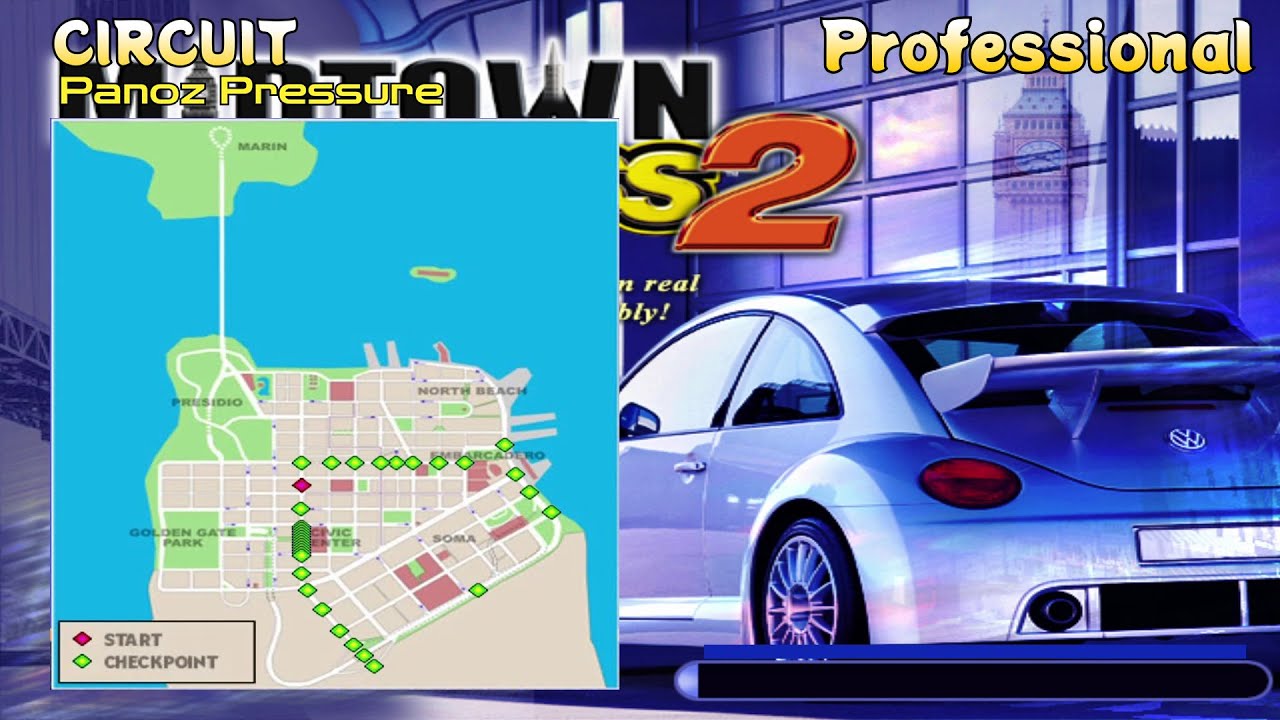Midtown Madness 2 - Panoz Pressure - San Francisco Race Mod Circuit[Professional]