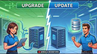 UPGRADE vs UPDATE  in oracle database | Diffrence between UPGRADE and UPDATE in oracle database