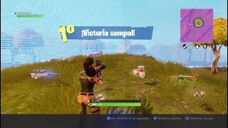 Una de mis primeras partidas -  Fortnite: Battle Royale