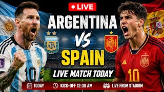 😊 LIVE ARGENTINA VS SPAIN. EXTENDED HIGHLIGHTS. FIFA WORLD CUP 2026...😄😄