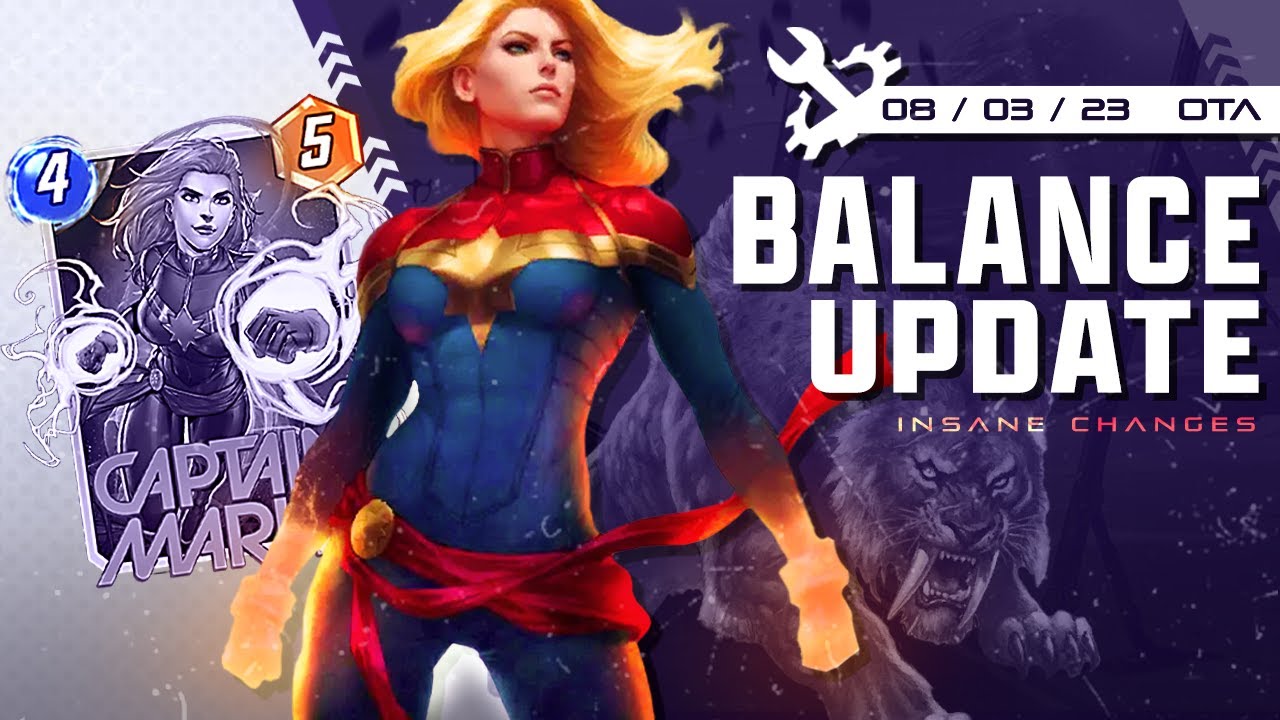 HUGE OTA Patch - Captain Marvel META? 🤯🤯🤯 Card Review & Deck Guides!