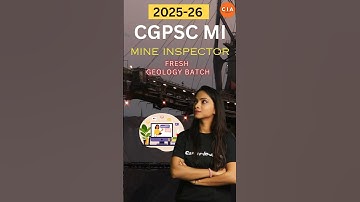 CGPSC Mining Inspector Batch 2025 launched  ! Join Fast l and boost your preparation🚀 #shortsvideo