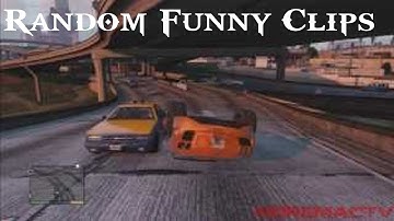 Random Funny Clips While Playing - GTA V Single Player - [PS3] - 9.27.13
