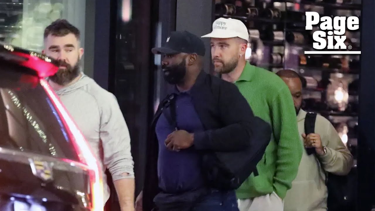 Travis Kelce grabs dinner with brother Jason in LA after vacationing with  Taylor Swift