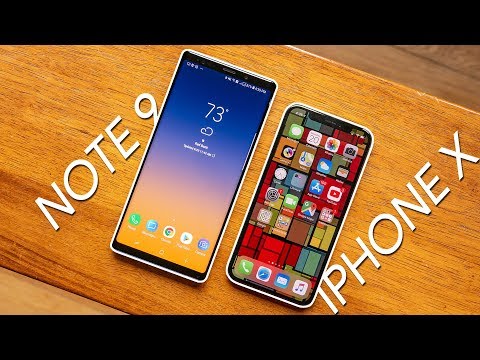 Samsung Galaxy Note 9 vs Apple iPhone X