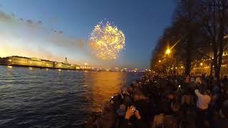 Салют на День Победы 9 мая 2018 Санкт-Петербург / Salute on Victory Day May 9, 2018 St. Petersburg