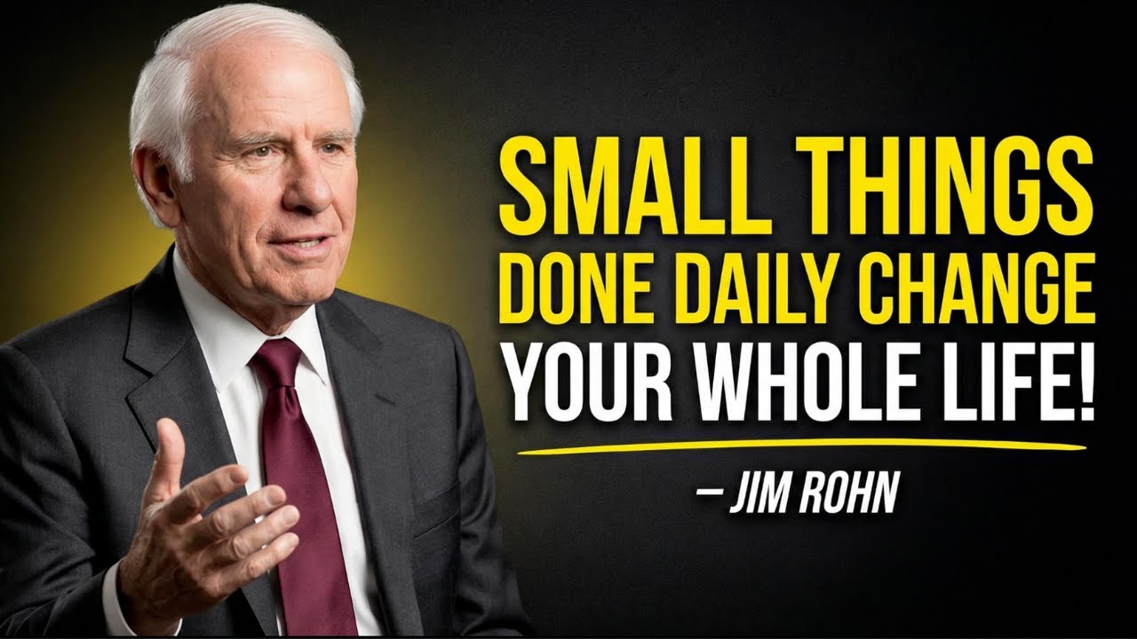 Small Things Done Daily Change Your Whole Life | Jim Rohn Motivation ...