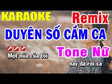 Karaoke Duyên Số Cầm Ca Tone Nữ - Karaoke Duyên Số Cầm Ca Remix Tone Nữ Nhạc Sống | Trọng Hiếu