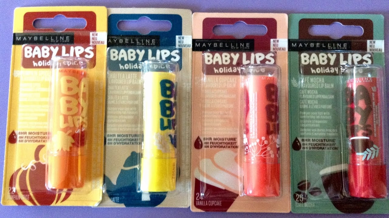 Overview of the Baby Lips Holiday Spice Collection! YouTube