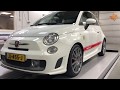 Montage Fiat 500 Abarth striping - Tuningstickers.nl