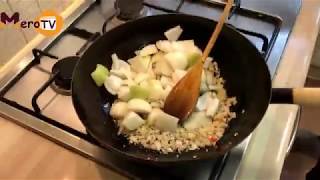 Chicken chilli recipe | 2018 | food lovers | Mero Tv screenshot 2