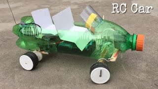 How to Make RC Car Out of Plastic Bottle - Very Powerful - incredible idea