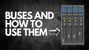 How To Use Buses On Logic Pro X!