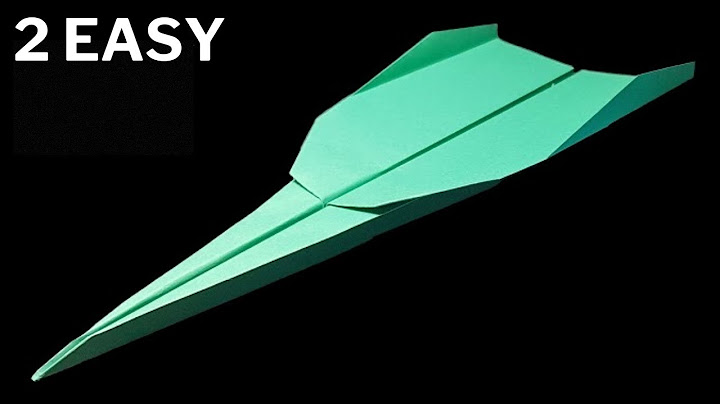 How to make a Paper Airplane that Flies Far - 2 planes by @mahirorigami