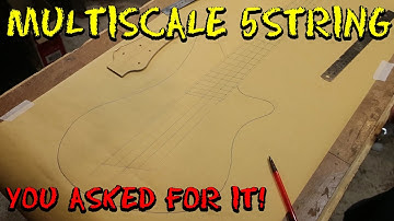Multiscale 5 string Bass Episode 1 - Initial design and bodywork