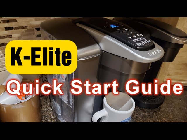 Keurig K-Elite Review, Keurig Hot and Iced Coffee Brewer