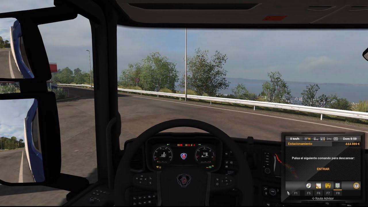 Euro Truck Simulator . De Roma a Palermo - YouTube