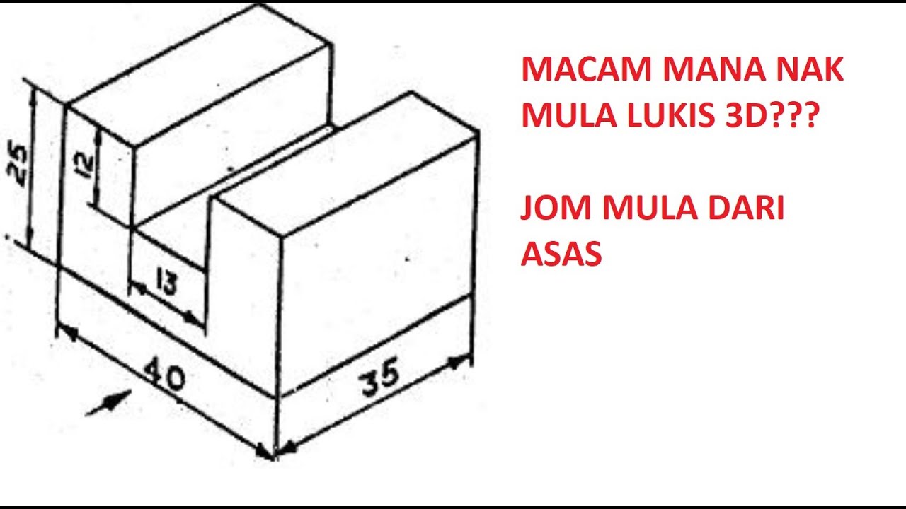 Asas 3d Modeling Catia Latihan 1 Youtube