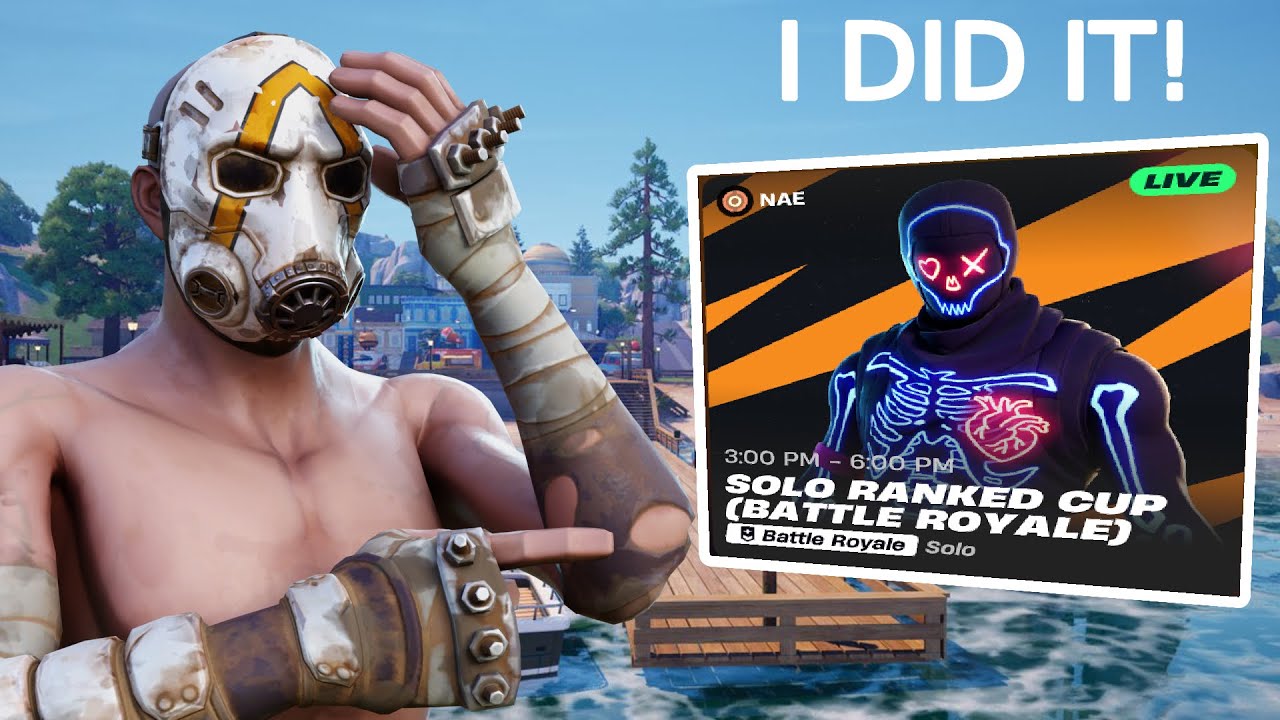 Can I Reach Top 1,000 in the Solo Ranked Cup for the FREE Skin?! 😳