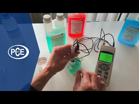 Étalonnage du pH-mètre PCE-228 de #PCEInstruments