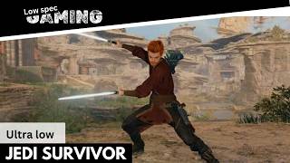 JEDI SURVIVOR ULTRA LOW GRAPHICS, MORE FPS on a LOW END PC #lowendpcgaming #jedisurvivor