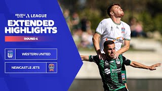 Western United FC v Newcastle Jets - Extended Highlights | Isuzu UTE A-League 2023-24 | Round 04