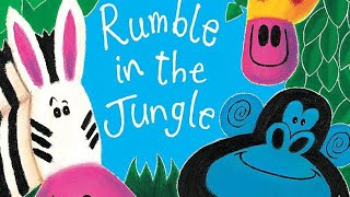 Rumble in the Jungle - educational audiobook (read-aloud) children's story. Colourful illustrations.