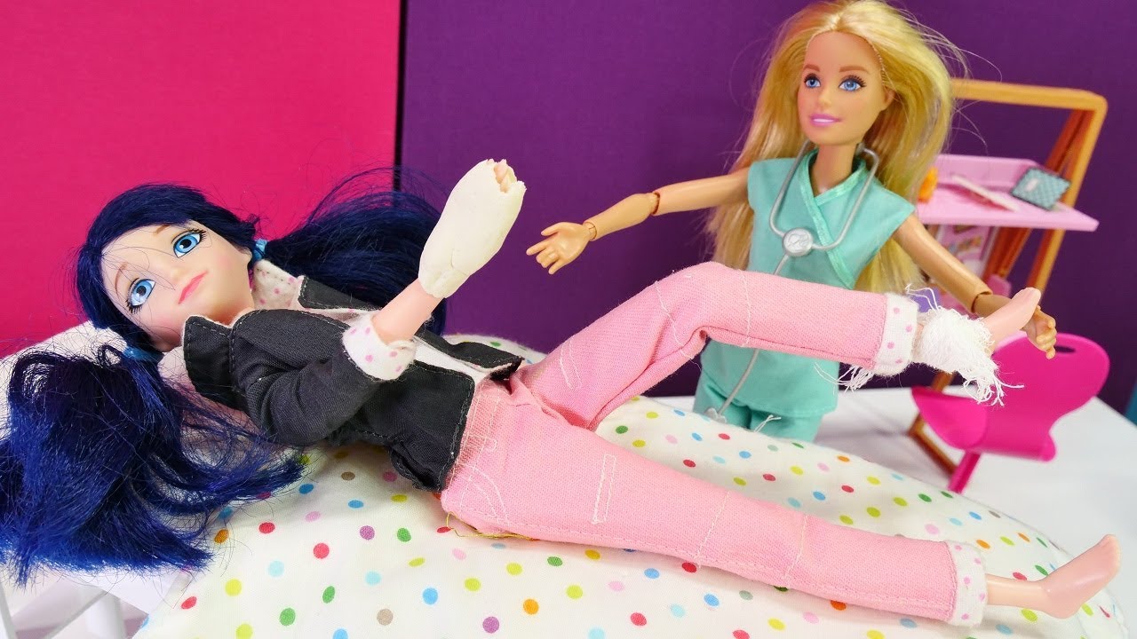 Ladybug va a la doctora Barbie. Miraculous Ladybug. Vídeos para niñas. -  YouTube