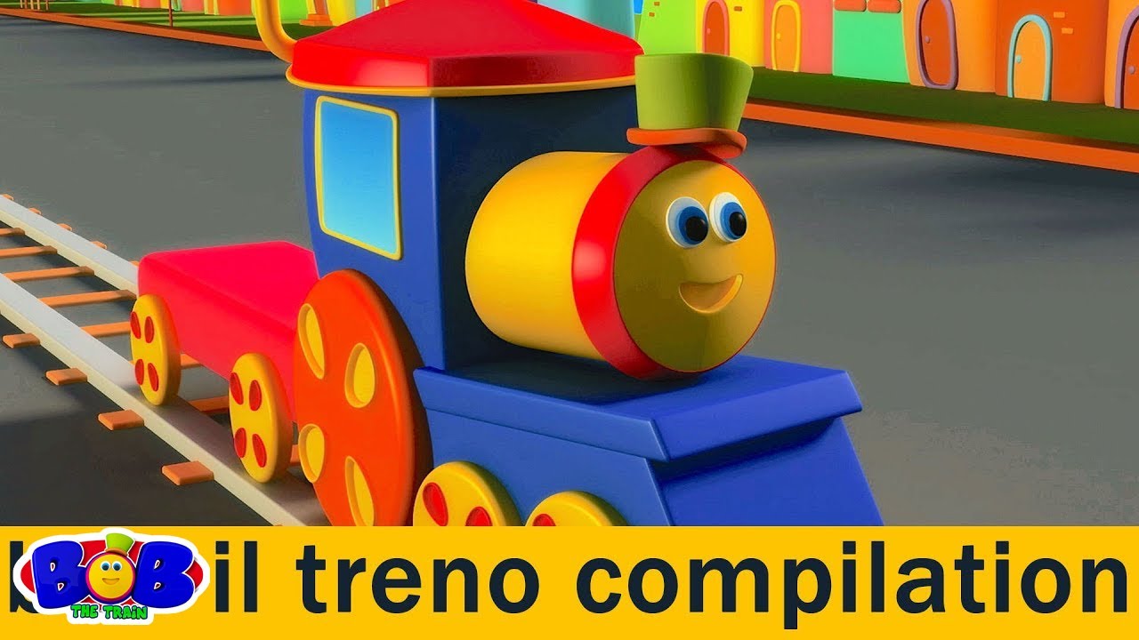 ⁣Collezione di filastrocche per bambini bob train