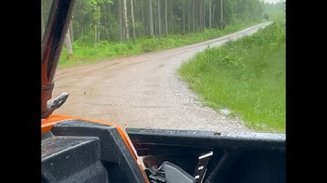 Rainy Day Ride with Polaris RZR Turbo: There is no bad weather for RZR Turbo!  #rain #weather #rzr