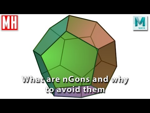 Maya 2019 tutorial : What are nGons and why to avoid them ? ( BEGINNER LEVEL )