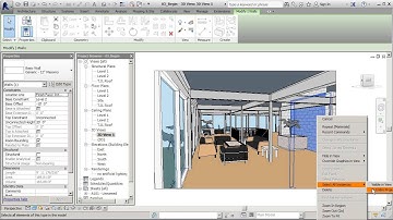 Assigning material properties to elements in the scene