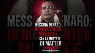 L'UNICO INTERROGATORIO DI MATTEO MESSINA DENARO