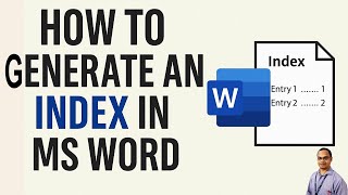 How to Create and Customize an Index (MS Word Tips #01)