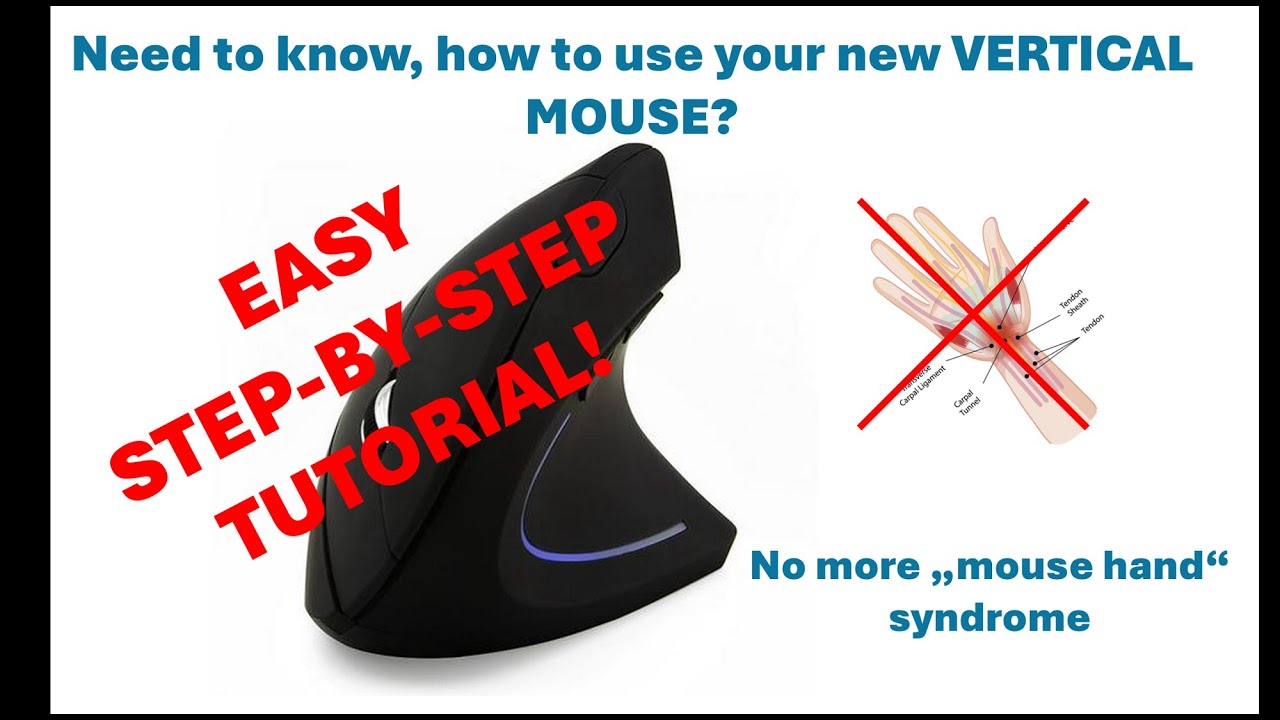 How to click the left button on a vertical mouse for right-handed ...