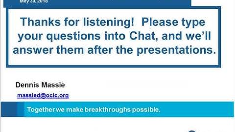 Works in Progress Webinar Sharing Special Collections Materials via Resource Sharing 20180530