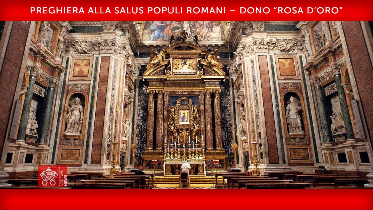 Preghiera alla Salus Populi Romani – dono “Rosa d’oro”, 08 dicembre 2023, Papa Francesco