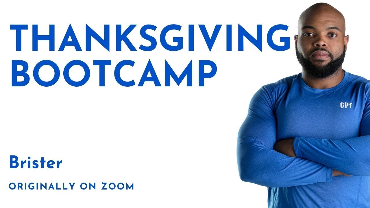 60 Min. Thanksgiving Bootcamp Workout with Brister Hay IV YouTube