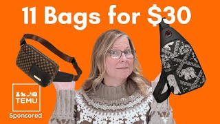 A Bag for Every Occasion @temu Haul | 11 Bags for $30.00