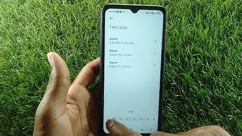 How to customise text size in Redmi 9 power | text size Kaise change Kare