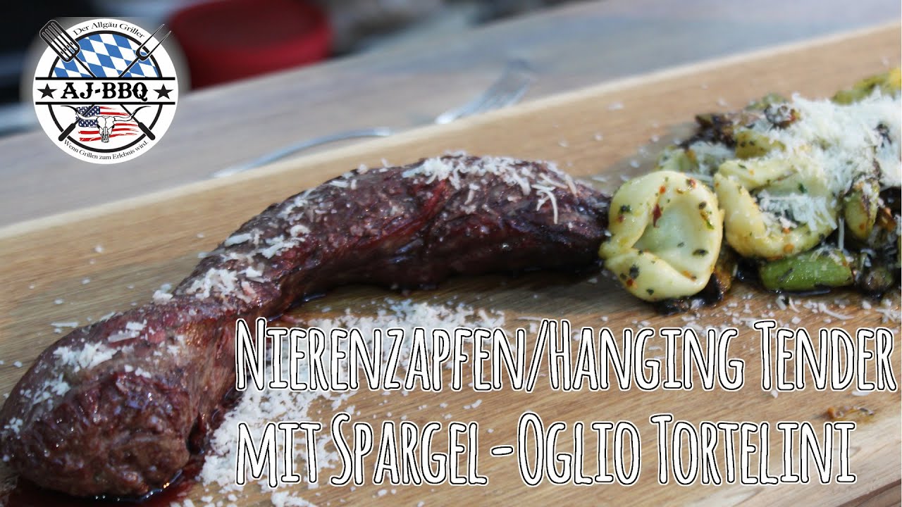 Geheimnis des perfekten Onglet-Steaks mit Spargel-Tortellini