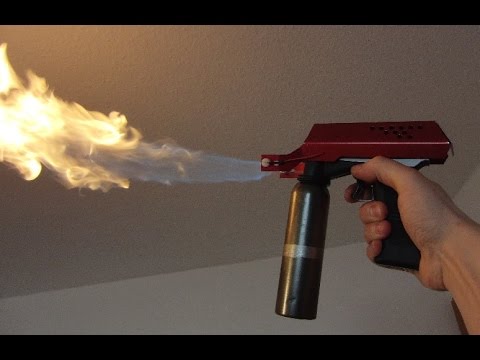 Make Your Own Flamethrower Gun, Hv Triggered Tutorial - Youtube