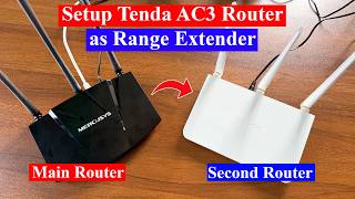 How to setup Tenda AC3 wifi router as repeater wirelessly