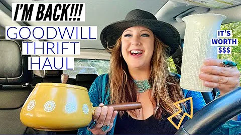 I'M BACK!!! GETTING BACK TO GOODWILL! | Thrift Wit...