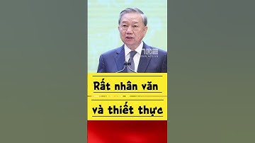 TBT TÔ LÂM, THIẾU NHI RẤT QUANG TRỌNG, NHƯNG NGƯỜI CAO TUỔI KHÔNG KÉM