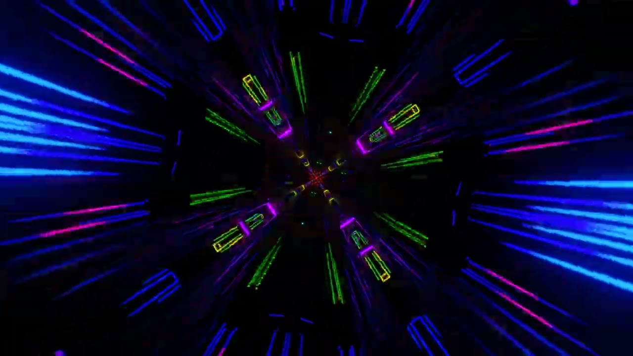 4K Free Download | Get Lost in the Rhythm of Neon Disco Strobe Lights in the Background Pattern