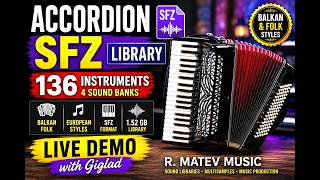 Accordion SFZ Collection 🎹 | Live Demo with Giglad